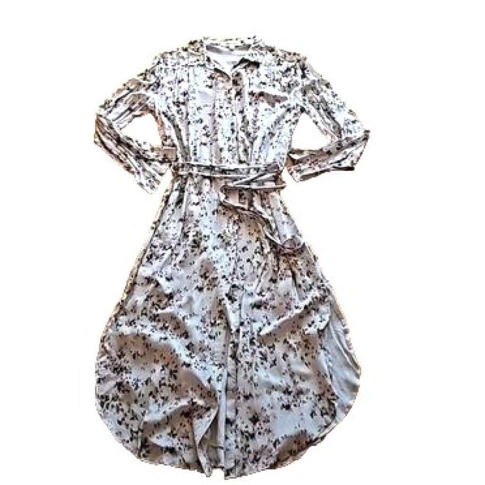 NWOT Cloth & Stone Floral button down midi dress, size M